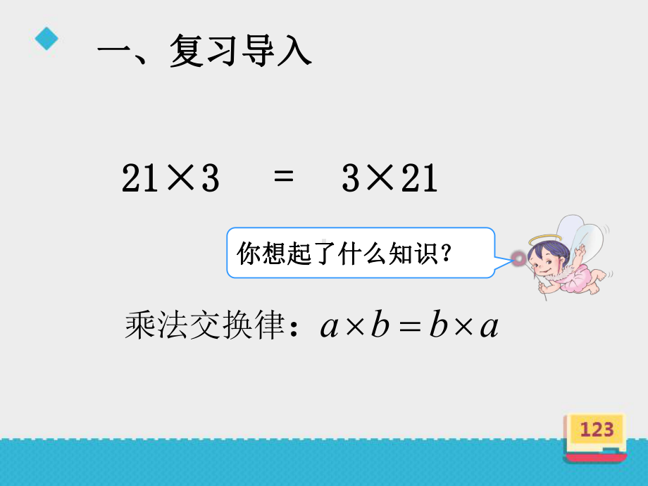 人教新版数学小学六年级上册《整数乘法运算定律推广到分数》课件(同名1372).ppt_第3页