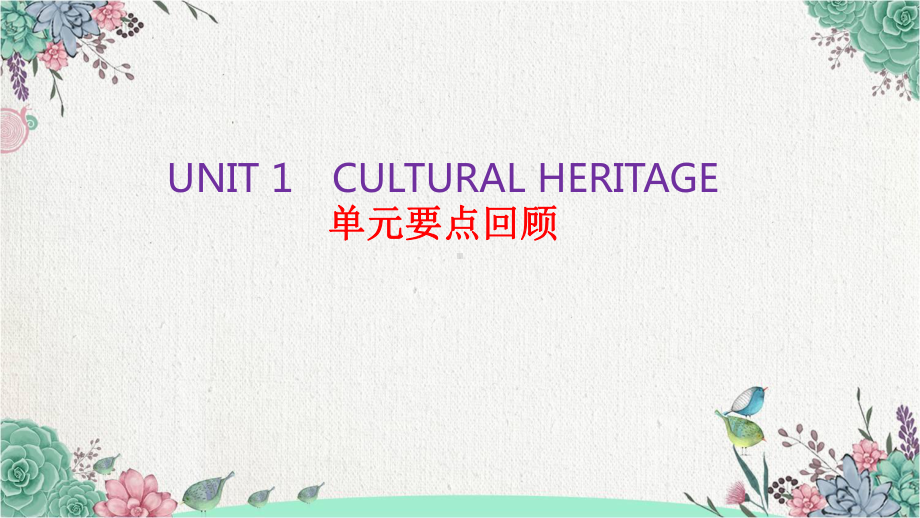 2022新人教版（2019）《高中英语》必修第二册Unit 1 单元要点回顾(ppt课件).pptx_第1页