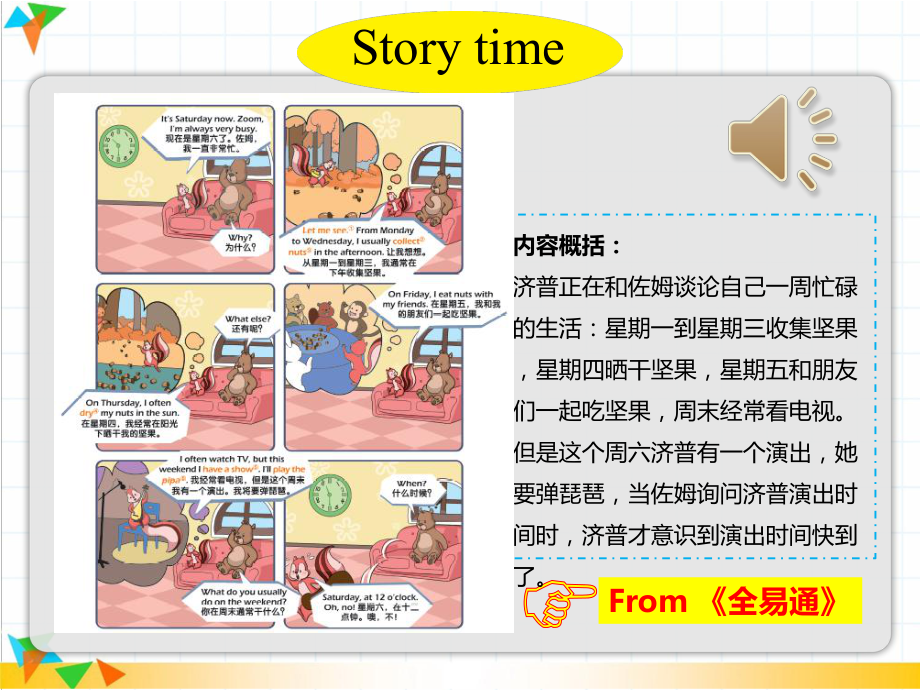 人教版五年级英语下册课件U1CStorytime.pptx_第3页