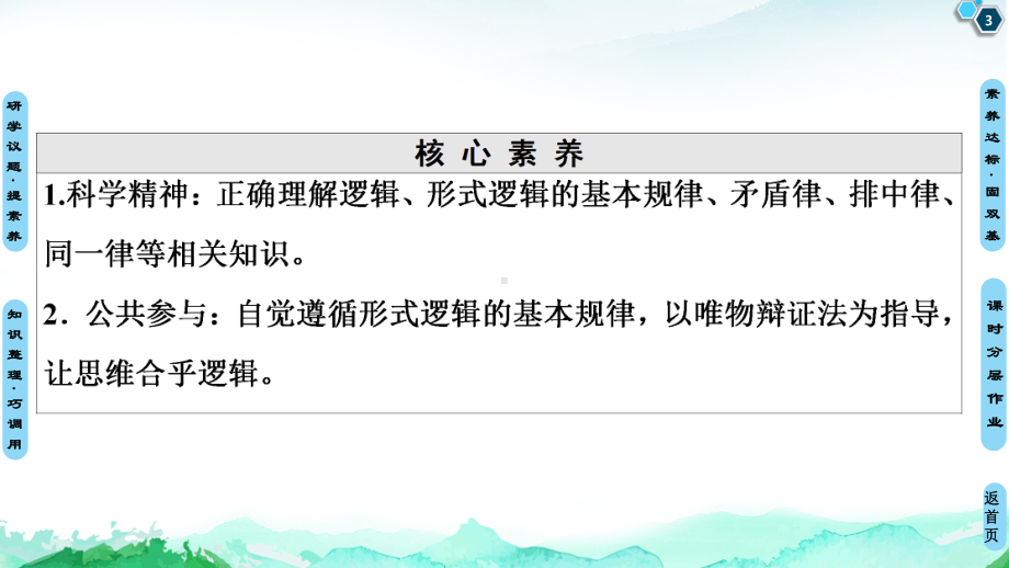 第1框“逻辑”的多种含义第2框逻辑思维的基本要求导学课件高中政治统编版选择性必修3.ppt_第3页