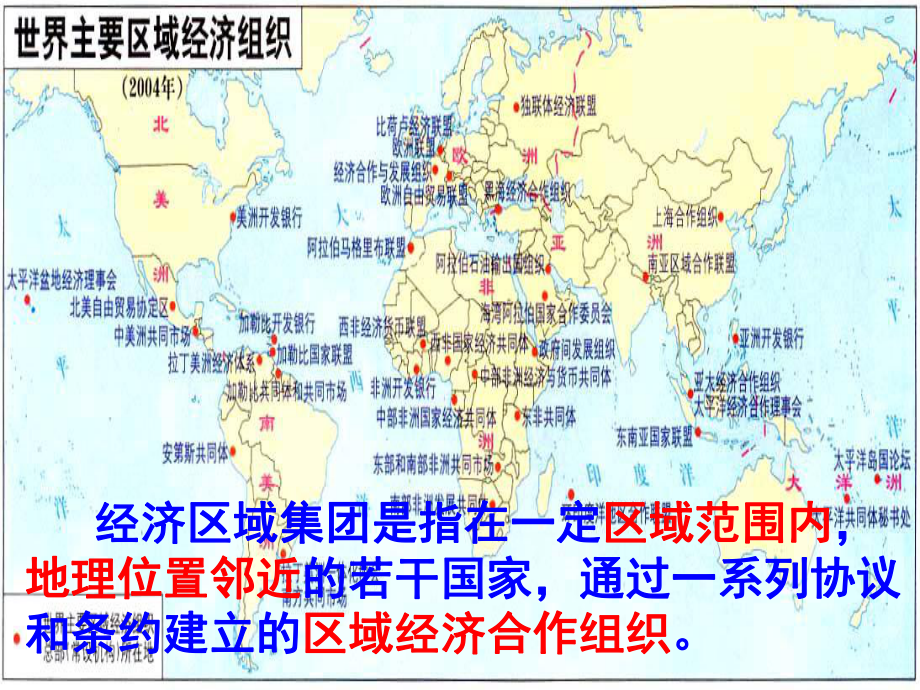 人民版高中历史必修二《当今世界经济区域集团化的发展》课件.ppt_第3页