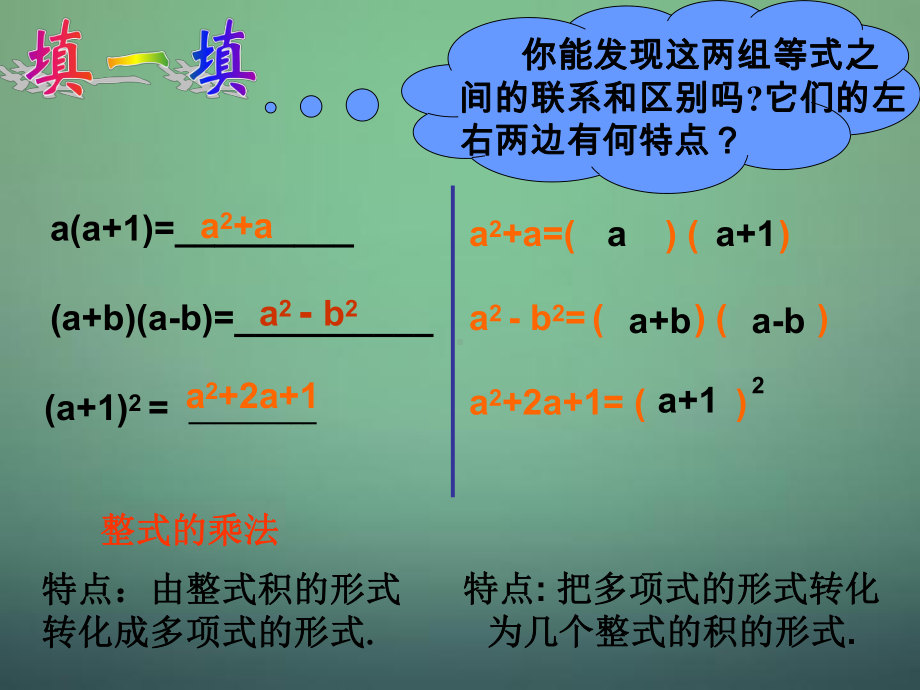 新浙教版七年级数学下册41因式分解课件(新版)浙教版.ppt_第2页