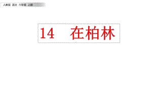 部编人教版六年级语文上册第14课《在柏林》统编教材教学课件.pptx