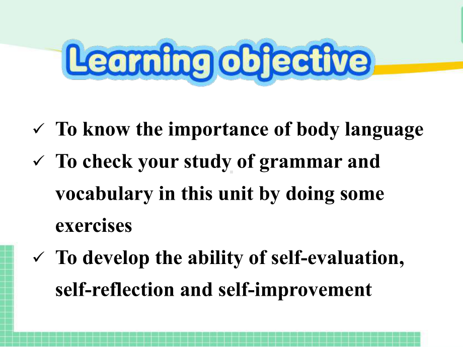 Unit 4 Body Language Assessing Your Progress &Video Time(ppt课件)-2022新人教版（2019）《高中英语》选择性必修第一册.pptx_第2页