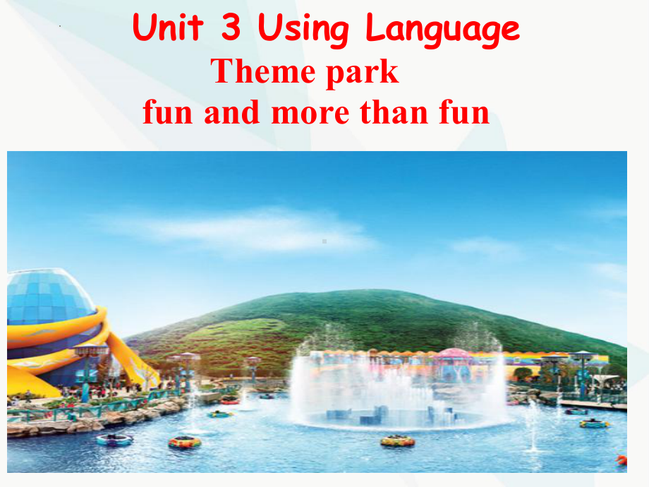 Unit 3 Using Language (ppt课件) -2022新人教版（2019）《高中英语》选择性必修第一册.pptx_第1页