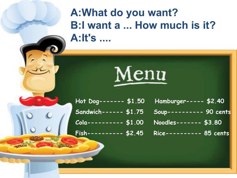 小学英语外研版(一起)六年级下册M1U2+What+do+you+want+to+eat？课件.ppt--（课件中不含音视频）_第2页