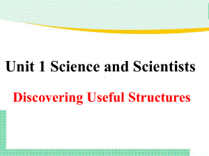 Unit 1 Discovering Useful Structures (ppt课件)-2022新人教版（2019）《高中英语》选择性必修第二册.pptx