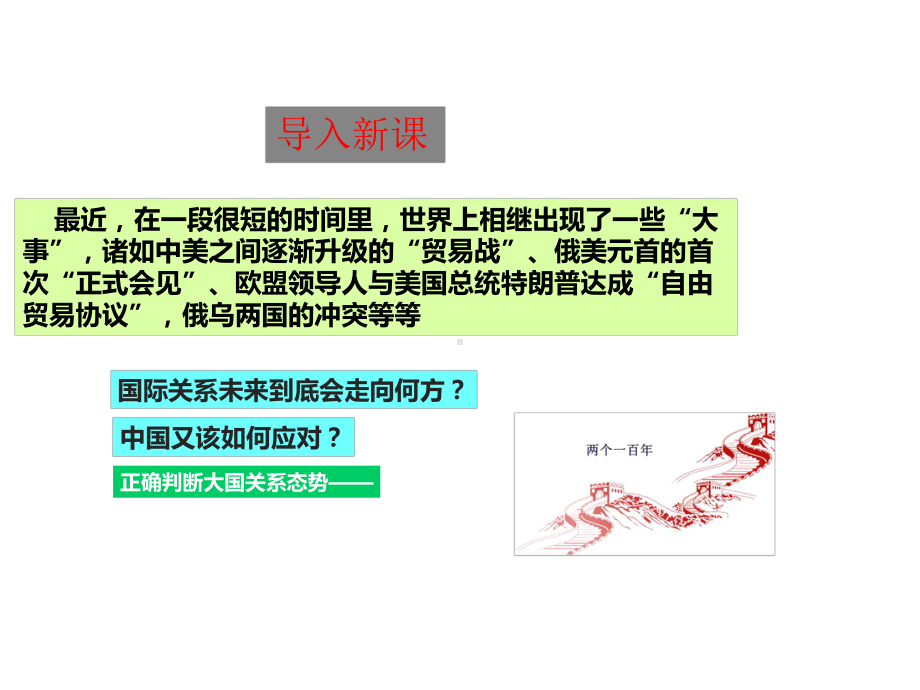 新人教版九年级道德与法治下册《一单元我们共同的世界第一课同住地球村复杂多变的关系》课件-9.pptx_第1页