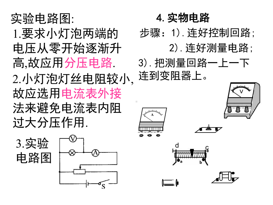 学生实验描绘小灯泡的伏安特性曲线zy课件.ppt_第3页