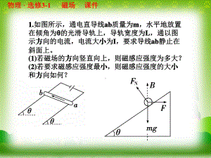 高中物理选修31磁场课件.ppt