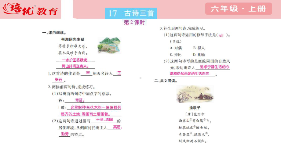 部编版六年级上册语文单元复习课件-第六单元.pptx_第2页