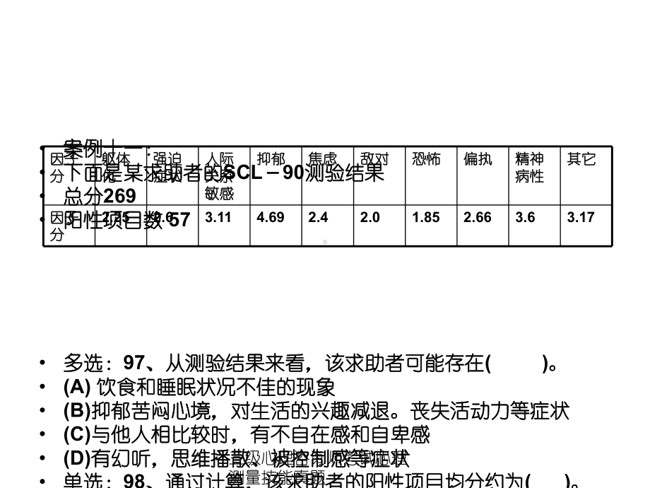 三级心理咨询师考试心理测量技能真题.ppt_第3页