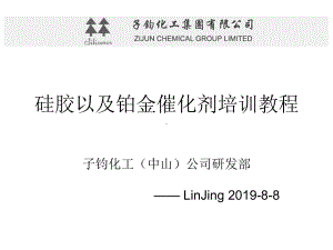 硅胶以及铂金催化剂培训教程共19张课件.ppt