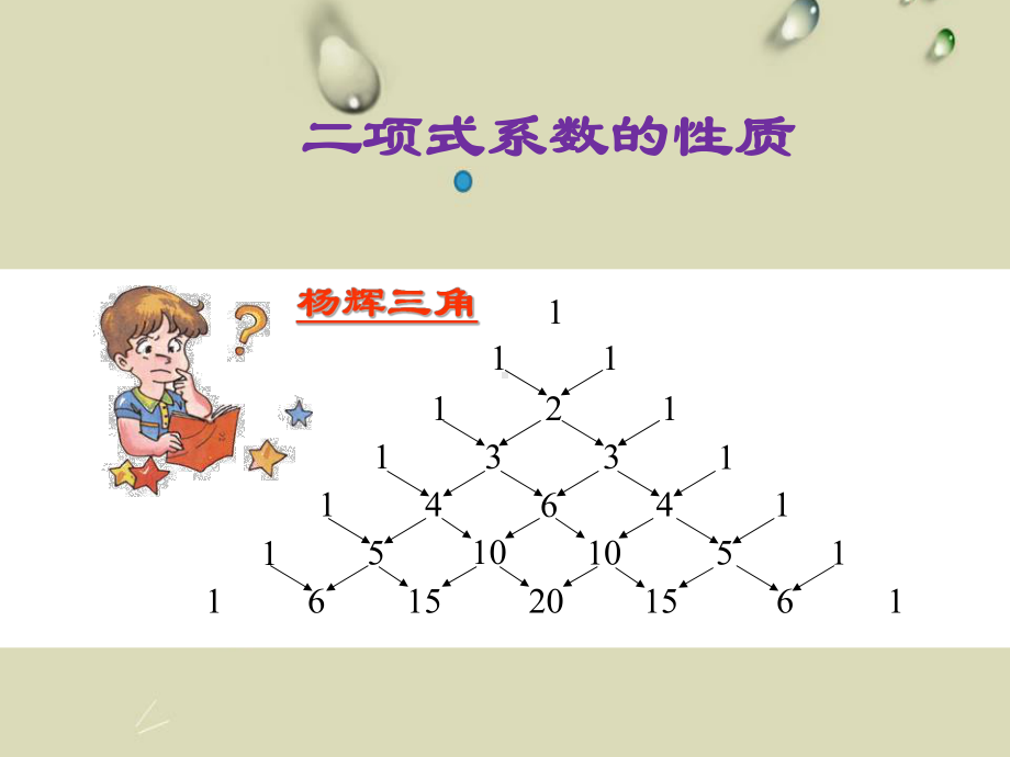 《二项式系数的性质》公开课课件2.ppt_第1页