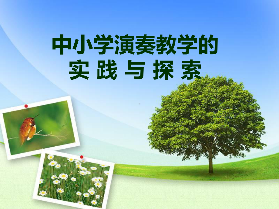 常规打击乐器的演奏与教学课件.ppt_第1页