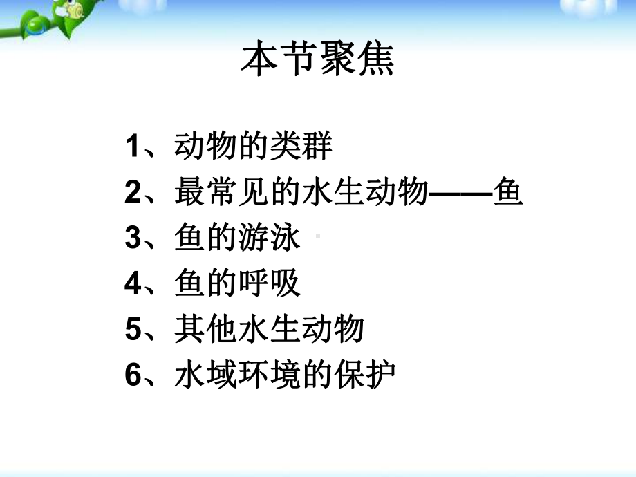 新人教版八年级上册生物第一章第四节《鱼》课件.ppt_第2页