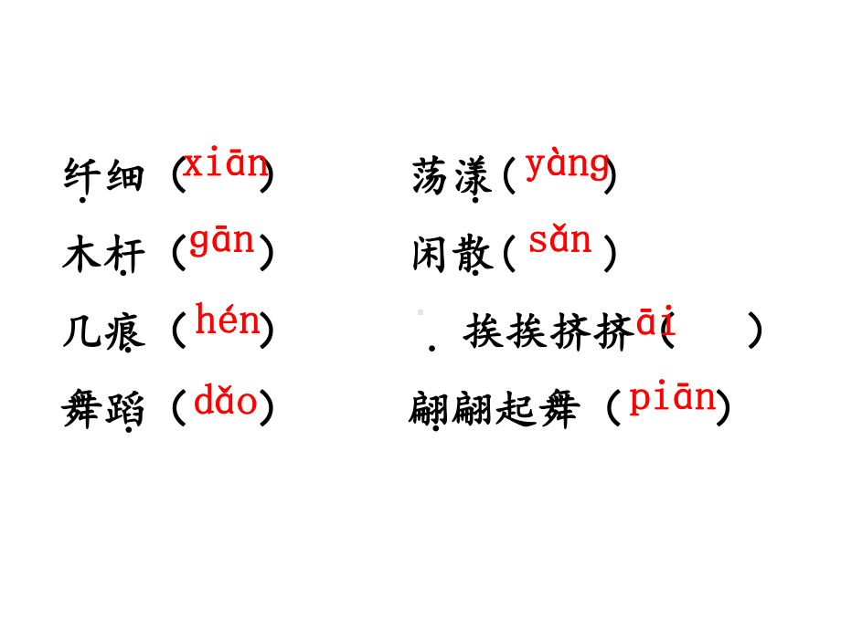 [部编版]小学三年级语文下册第一单元复习课件.pptx_第3页