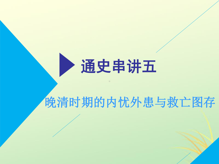 高考历史二轮复习通史串讲晚清时期的内忧外患与救亡图存课件.ppt_第2页