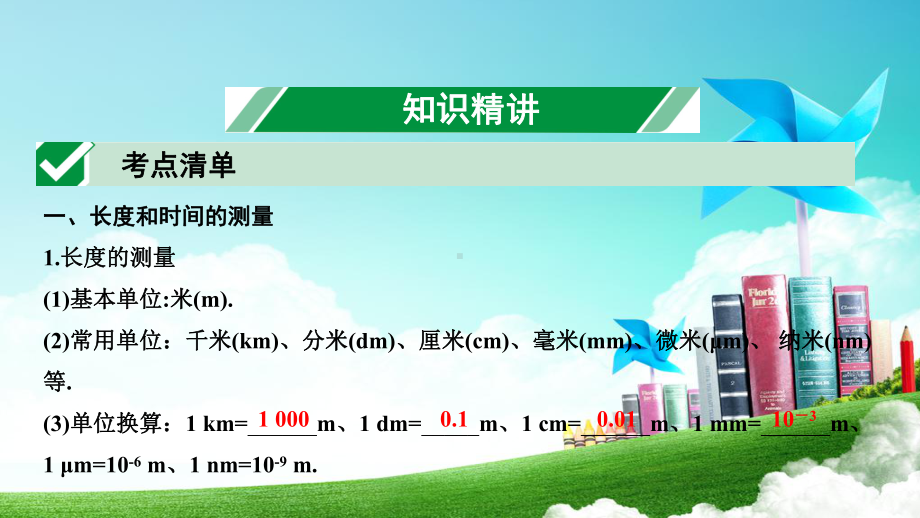 人教版八年级物理上册第一章机械运动章节复习优秀课件.ppt_第3页