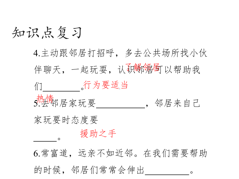 [部编版]小学三年级道德与法治下册第二单元《我在这里长大》复习课件.pptx_第3页