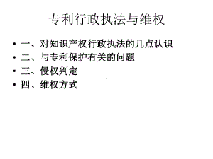 知识产权的维权与执法知识精选课件.ppt