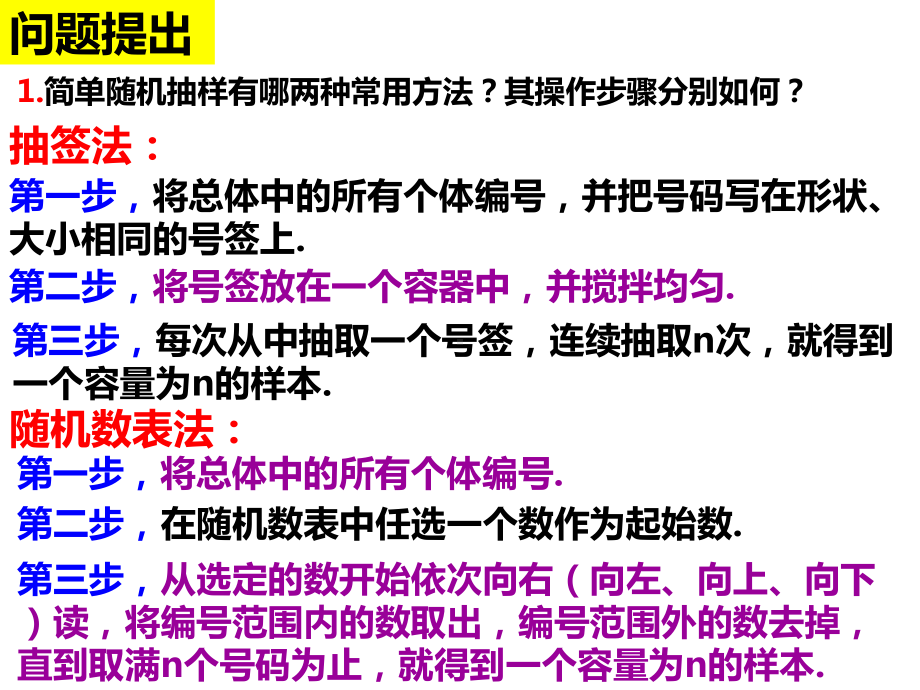 系统抽样和分层抽样课件.ppt_第2页