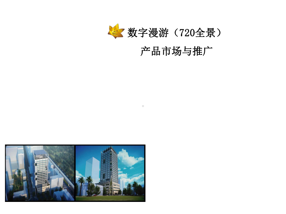 数字漫游(720全景)市场与推广课件.ppt_第1页