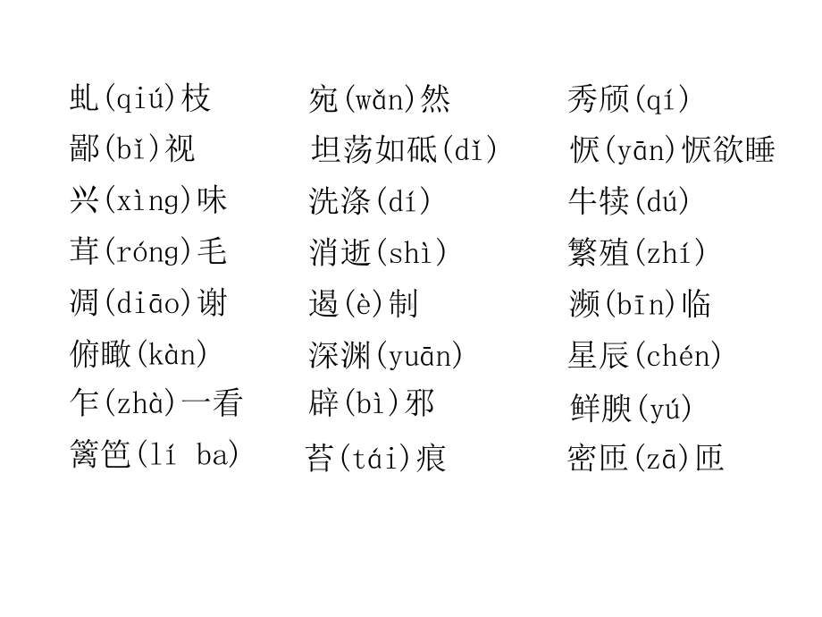 [部编版]初中语文八年级上册第四单元-复习课件.pptx_第3页