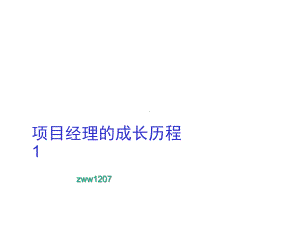 项目经理的成长历程1课件.ppt