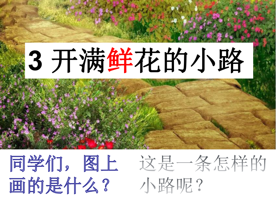 《开满鲜花的小路》上课课件2.ppt_第1页