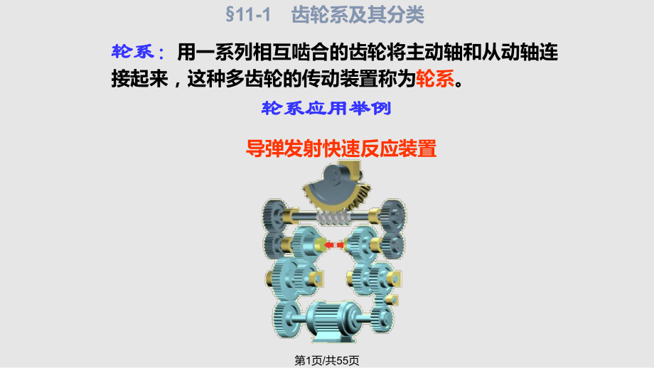 机械原理齿轮系及其设计课件.pptx_第1页