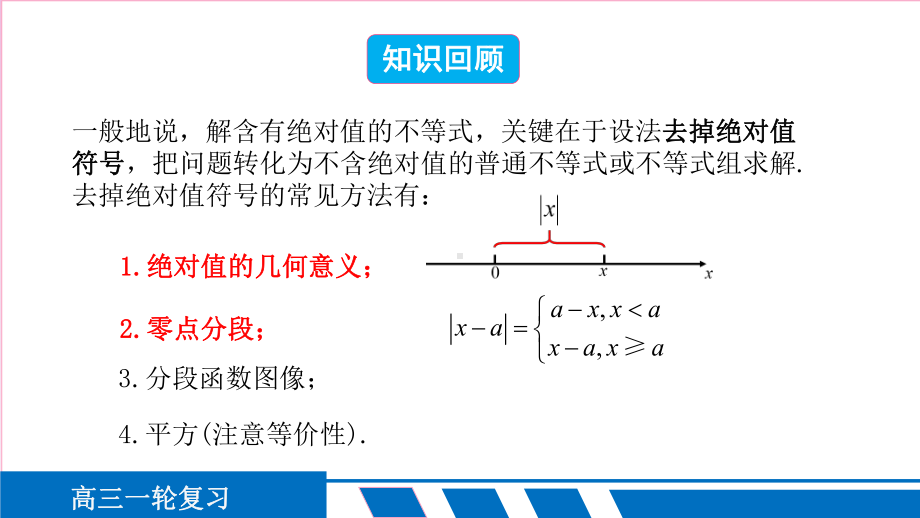 高三数学一轮复习课件绝对值不等式的解法.pptx_第3页