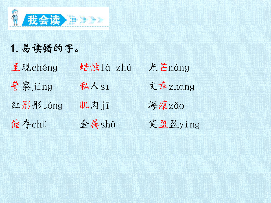 [部编版]小学三年级语文下册第七单元复习课件2.pptx_第2页