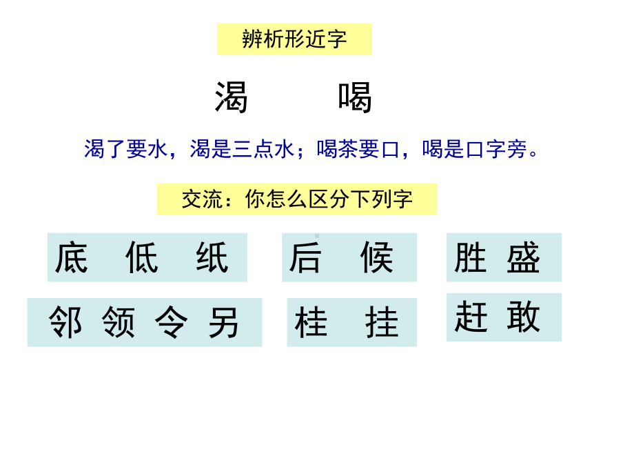 统编版教材部编版二年级语文上册：第五单元复习课件.ppt_第3页