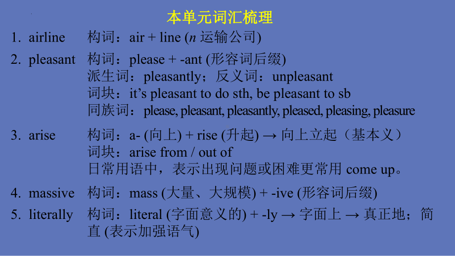 Unit 4 Reading and Thinking — Learning About Language词汇讲解(ppt课件)-2022新人教版（2019）《高中英语》选择性必修第二册.pptx_第2页