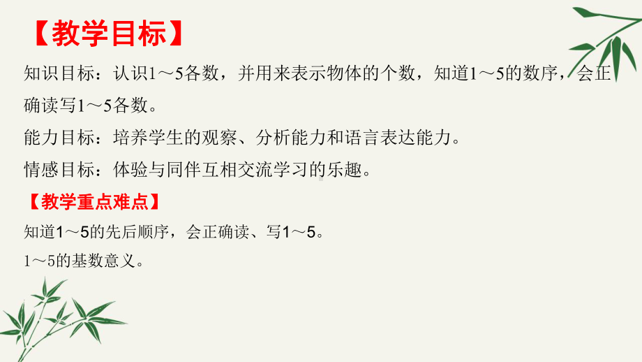 人教版一年级上册数学1～5的认识课件.pptx_第2页