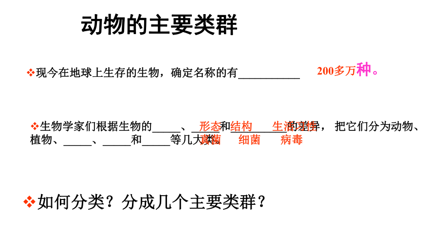 北师大版生物8年级下册第22章第4节《动物的主要类群》市公开课一等奖课件.pptx_第3页