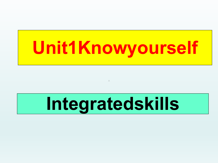 牛津译林版九年级英语上册课件：Unit1Integratedskills.pptx--（课件中不含音视频）_第1页