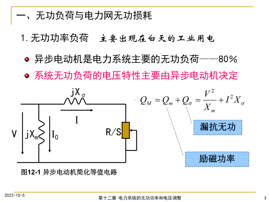 电力系统分析课件第十二章电力系统的无功功率和电压调整.ppt_第3页