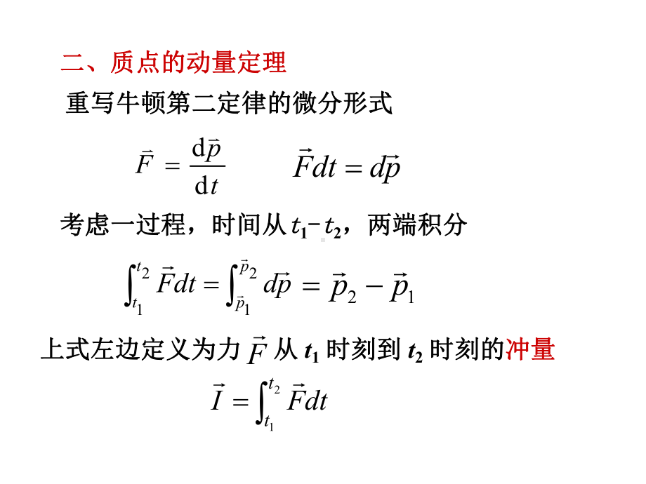 《大学物理》-§2-5动量定理-动量守恒定律.ppt_第2页