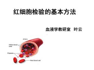 红细胞检验的基本方法精选课件.ppt