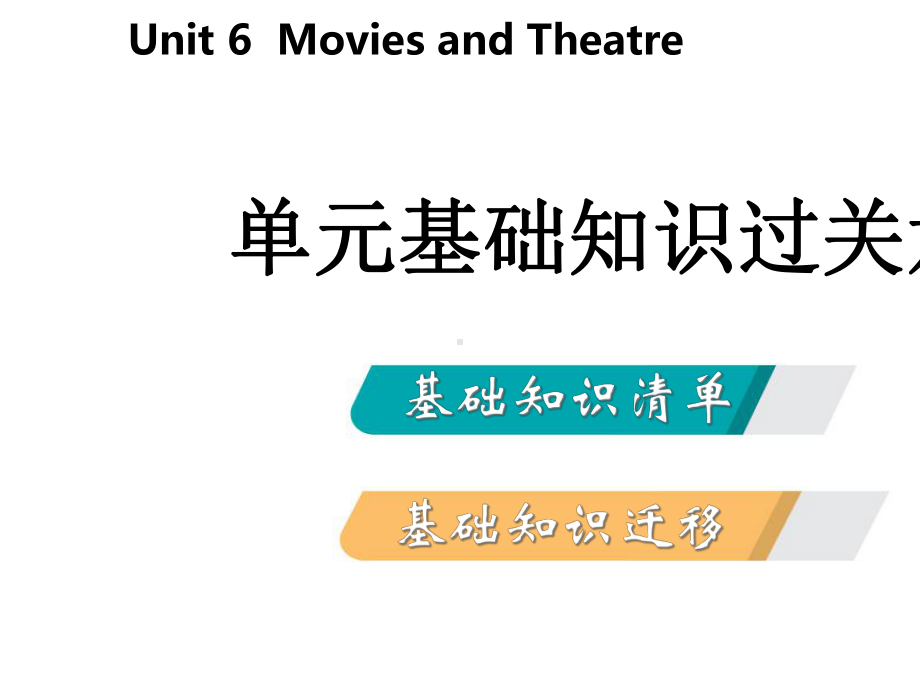 九年级英语上册Unit6MoviesandTheater基础知识过关六导学课件新版冀教版.ppt（无音视频）_第2页