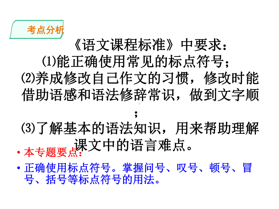 部编人教版语文中考冲刺《标点符号》专题课件.ppt_第2页