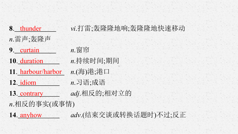 2022新人教版（2019）《高中英语》选择性必修第二册Unit 4 单元词汇及短语学习(ppt课件).pptx_第3页