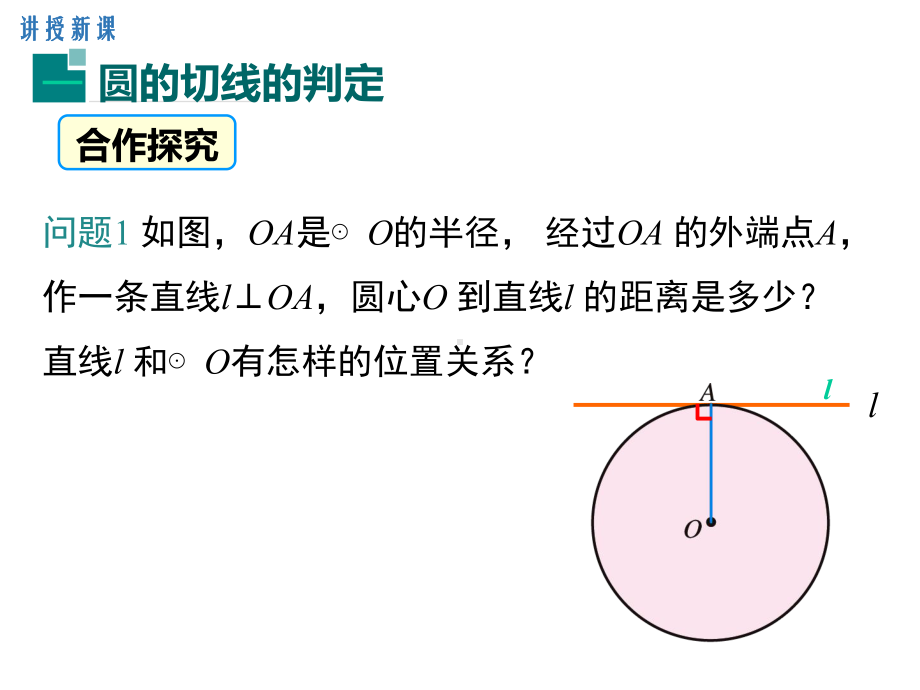 九年级数学教学课件《切线的判定及三角形的内切圆》.ppt_第3页