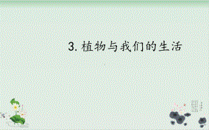 三年级科学下册课件植物与我们的生活冀人版.pptx