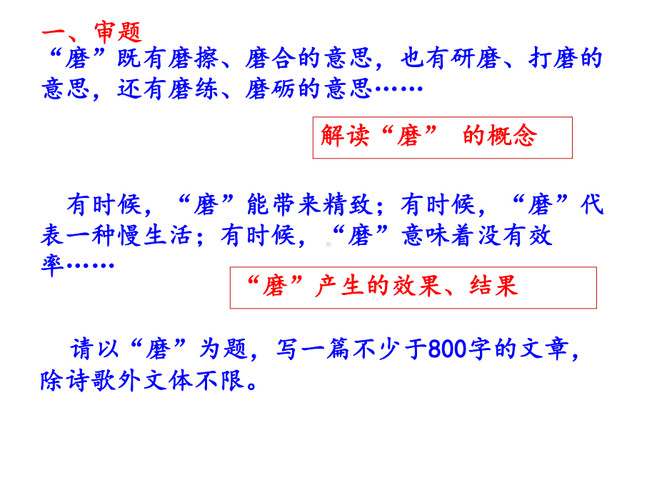 高三命题作文“磨”讲评课件(36张).ppt_第3页