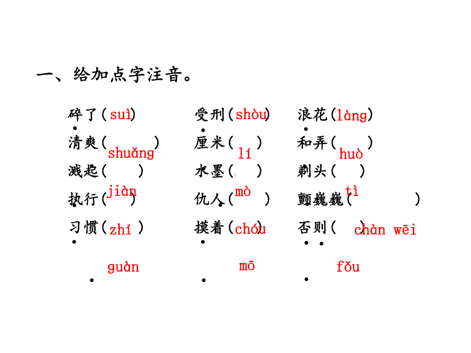 [部编版]小学三年级语文下册第六单元复习课件.pptx_第2页