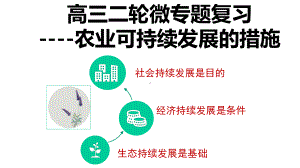 高三二轮微专题复习农业可持续发展的措施(整理全面、例题多)课件.pptx