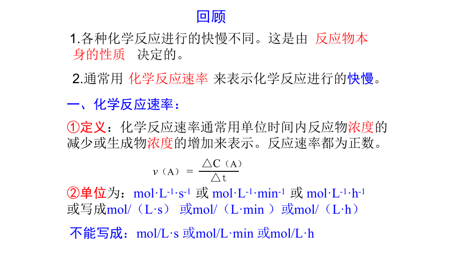 高中化学化学反应速率的表示方法课件.pptx_第2页